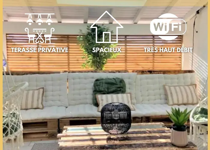 Le Paisiblement Votre 3 Ch, Terrasse, Clim, Park