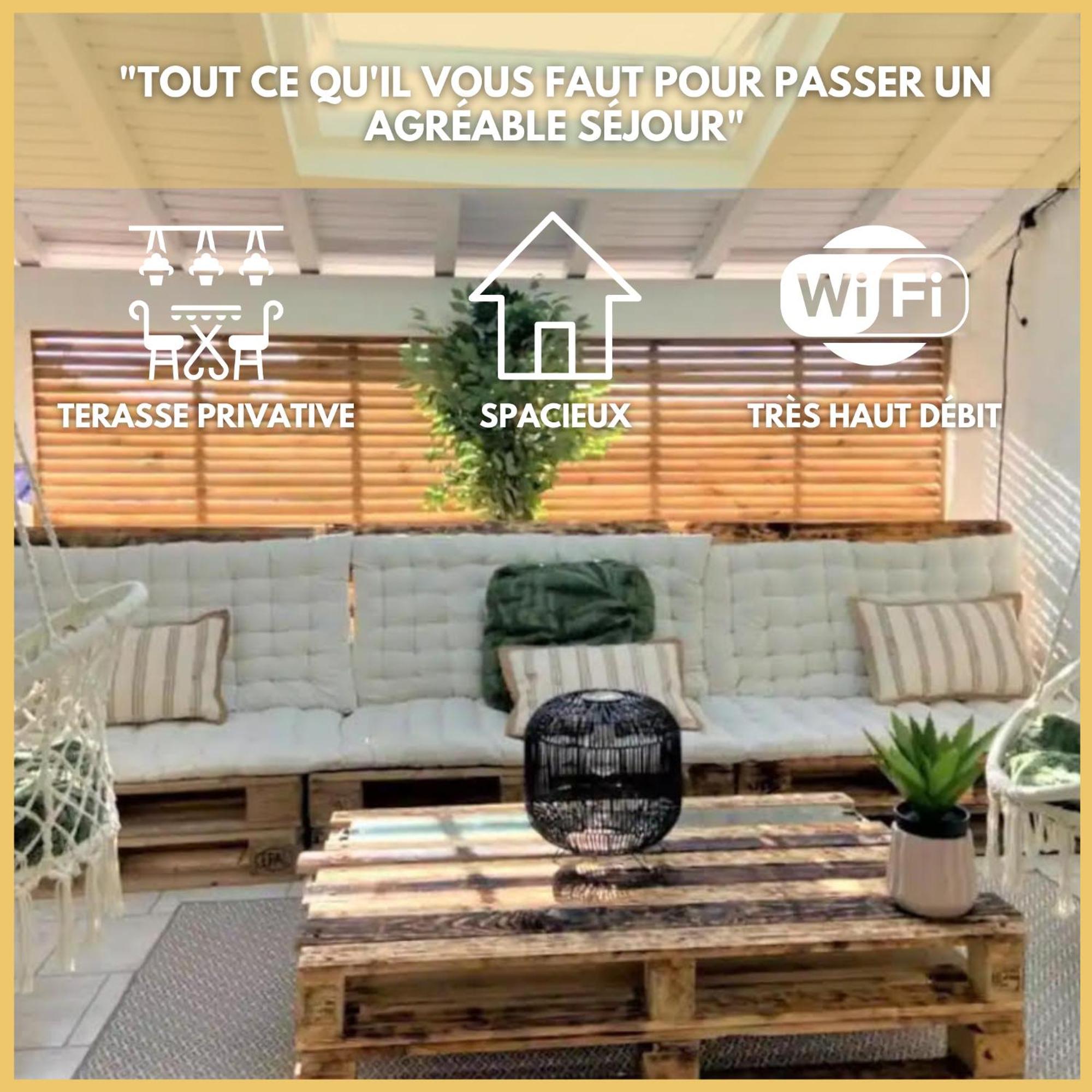 Apartment Le Paisiblement Votre 2 Ch, Terrasse, Clim, Park Montauban